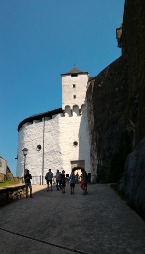 Approaching Hohensalzburg, Salzburg, Austria