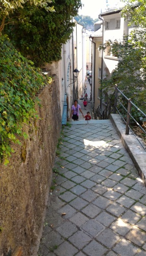 Stairway to Hohensalzburg Fortress, Salzburg