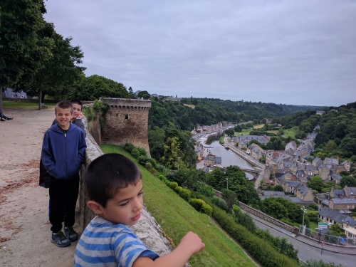 View of the Port from atop Dinan's rampart