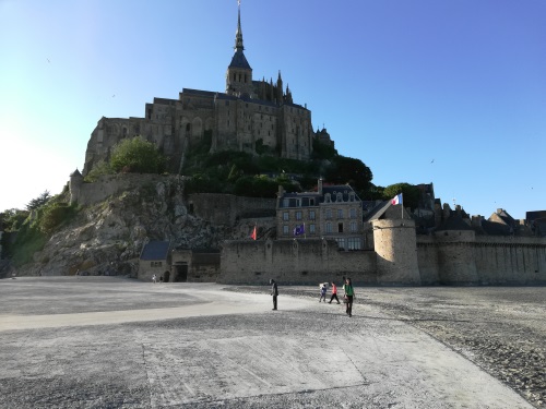 Approaching Mont Saint Michel