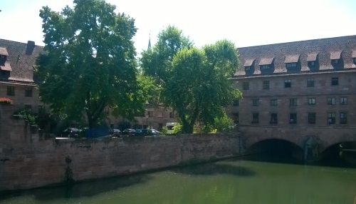 Medieval-Styled Bridges in Nuremberg, Germany