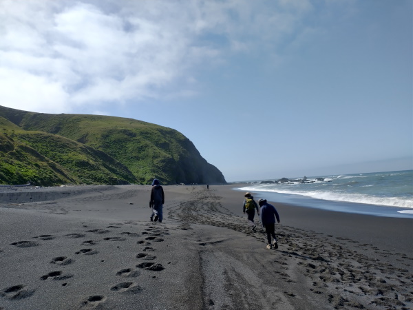 Just north of Impassable Boulder, Lost Coast, California