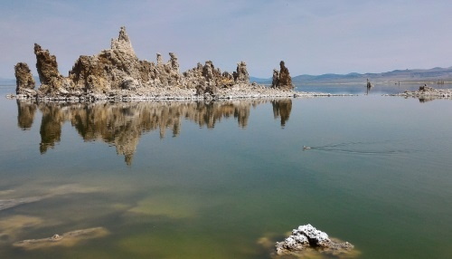 Tufa Island at Mono Lake, California