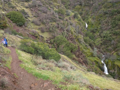 Three Falls in the Distance, Falls Trail, Mt Diablo State Park, CA