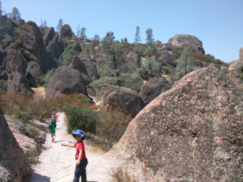 Pinnacle rocks ahead, Pinnacles NP, CA