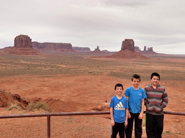 Monuments in the distance, Monument Valley, Arizona