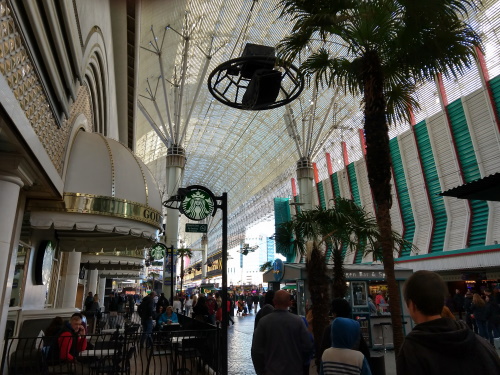 Under the Canopy at Fremont Street, Las Vegas, Nevada