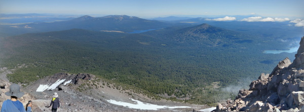 Views from the summit of Mount McLoughlin, OR