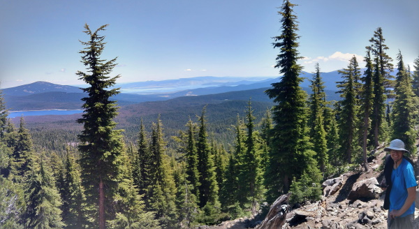 Views from Below the Treeline of Mount McLoughlin, OR