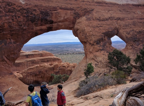 Behind Partition Arch, Arches National Park, Utah