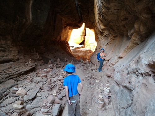 A Canyon along Chesler-Joint Trail Loop, Canyonlands NP, UT