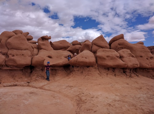 Exploring the goblins, Goblin Valley SP, UT